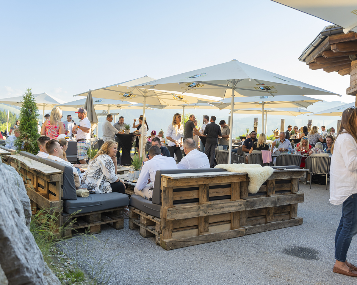Get-together mit tollem Ausblick