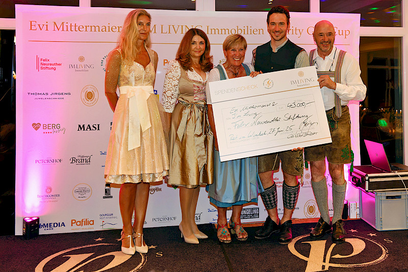 Evi Mittermaier und I'M Living Immobilien Golf Charity Turnier