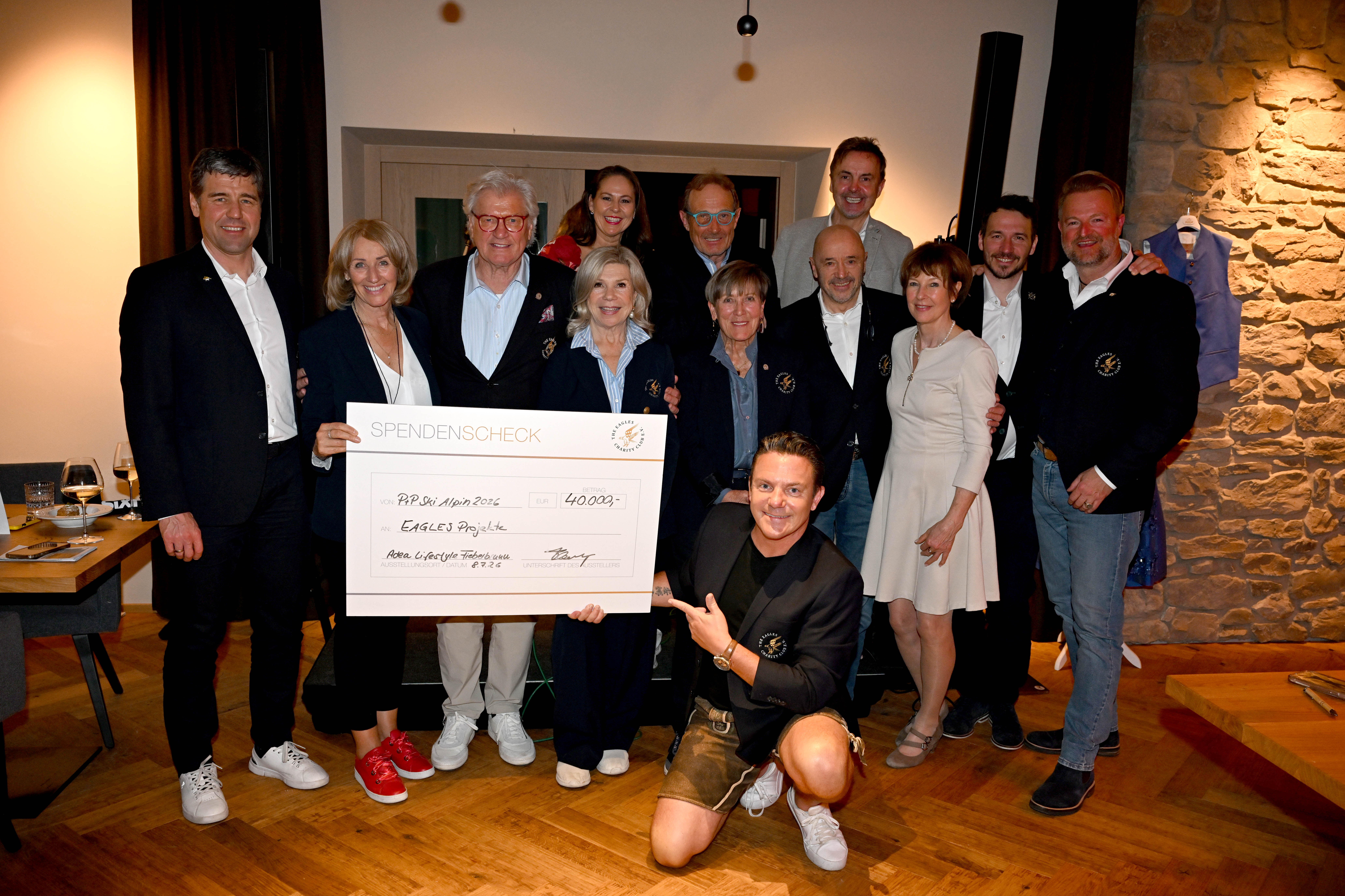 Max Rauffer, Michaela Gerg, Marianne und Michael Hartl, Doris Melchner, Peter Heidecker, Evi Mittermaier-Brundobler, Christian Neureuther, Felix Neureuther, Peter Herm, Stefan Mross