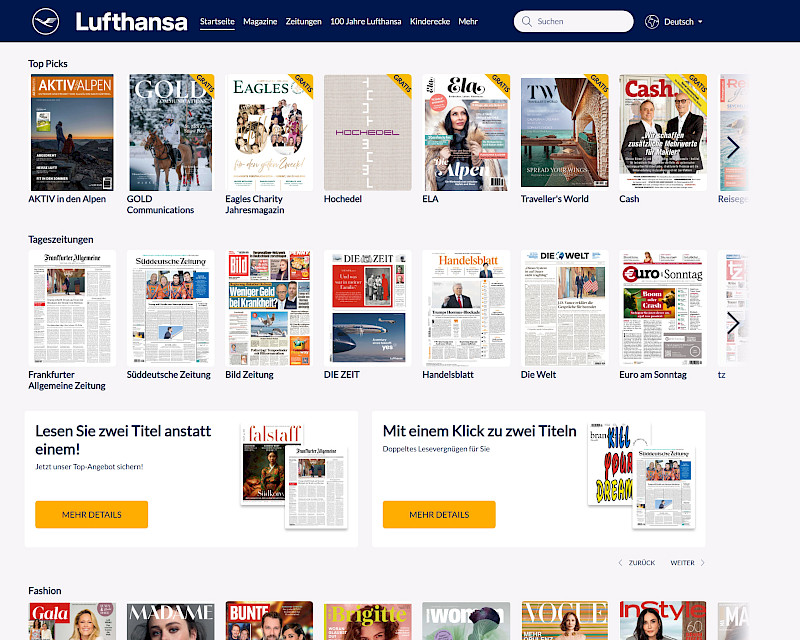 EAGLES-Magazin meets Lufthansa