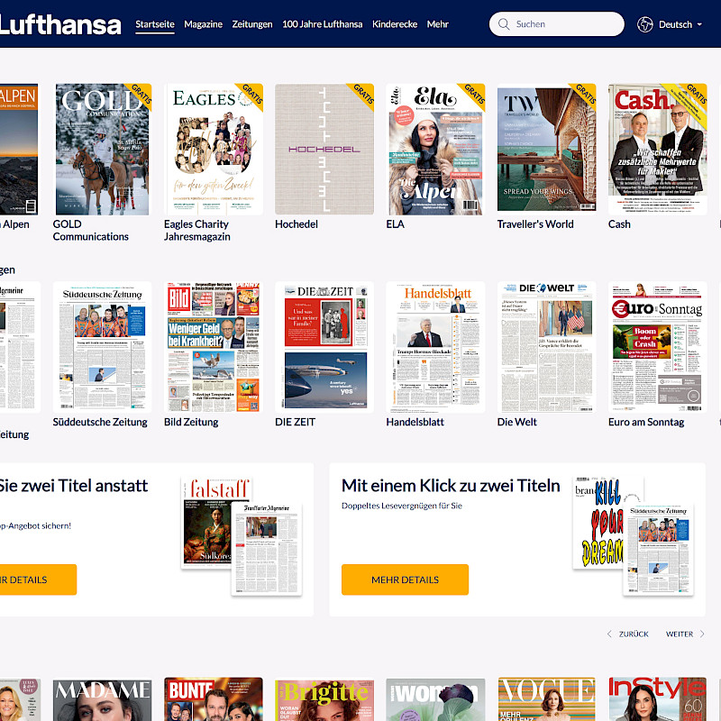 EAGLES-Magazin meets Lufthansa