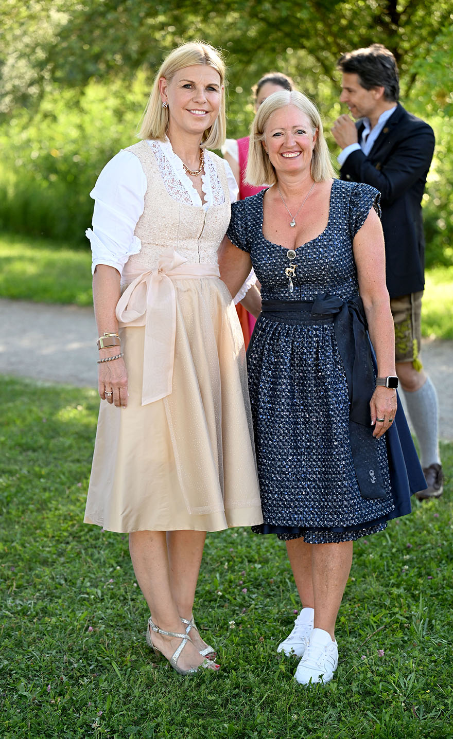 Anke Huber mit Renate Lingor